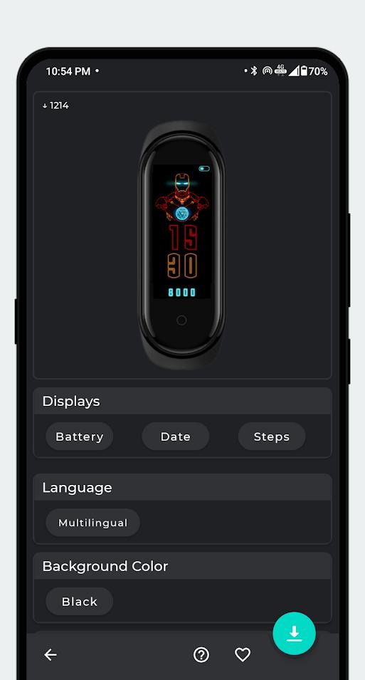 Giao diện đồng hồ Mi Band 5 cho Android là sự kết hợp hoàn hảo giữa tính năng và thẩm mỹ. Điểm nổi bật của sản phẩm này là khả năng tùy chỉnh theo sở thích riêng của bạn. Hãy nhấn vào hình ảnh để trải nghiệm ngay và luôn.