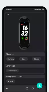 Screenshot 2 for Mi Band 5 Watch Faces