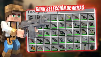 Mod Pistolas y Armas Minecraft Poster