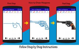 Comment dessiner des armes capture d'écran 1