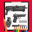 War Weapons Coloring Book icon