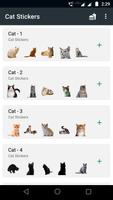 😺 Cat Stickers 🐈 for WAStickerApps Affiche