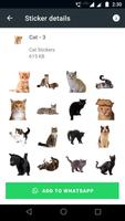 😺 Cat Stickers 🐈 for WAStickerApps capture d'écran 2