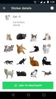 😺 Cat Stickers 🐈 for WAStickerApps capture d'écran 3