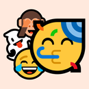 Flat Emojis Stickers - WA APK