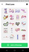 Love Stickers Collection - WA capture d'écran 1