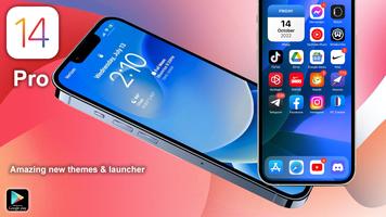 Launcher For iPhone 14 Pro iOS Affiche