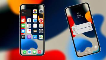iPhone X Plus Launcher & Theme imagem de tela 2