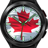 Canada Flag Animated Watch Face