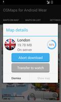 OSM Offline Maps Android Wear poster