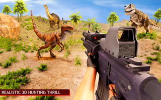 Dinosaur HUNTER 3D:Dragon Game โปสเตอร์