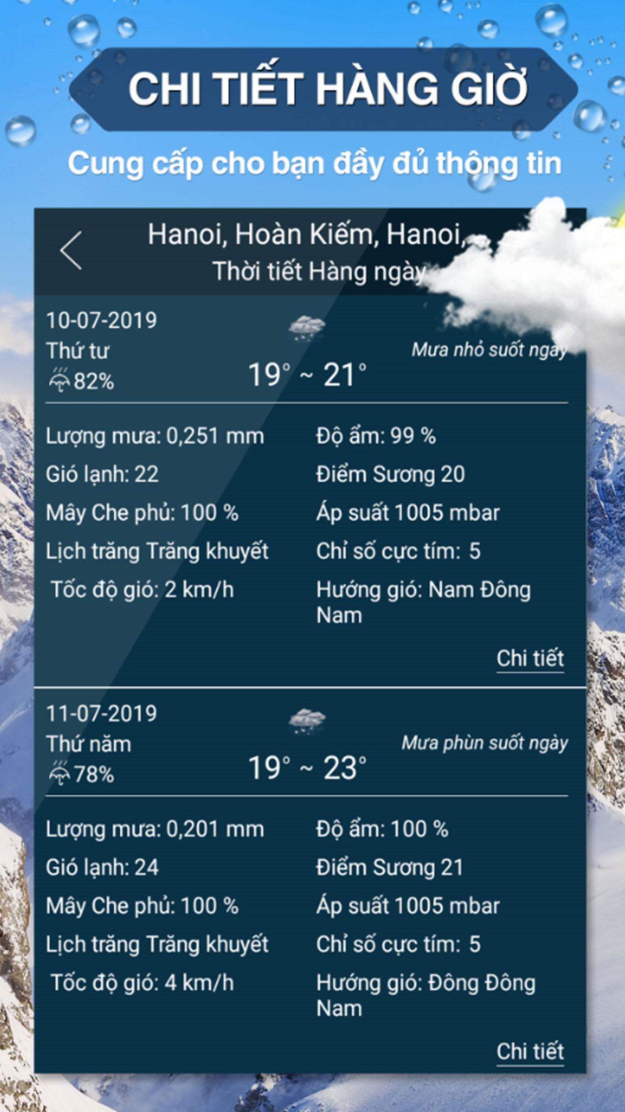Tải Xuống Apk Dự Báo Thời Tiết - Thời Tiết 2019 Cho Android