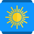 Weather Forecast: radar, graph, widget, timeline أيقونة