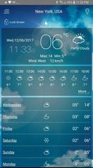 برنامه‌نما Weather عکس از صفحه