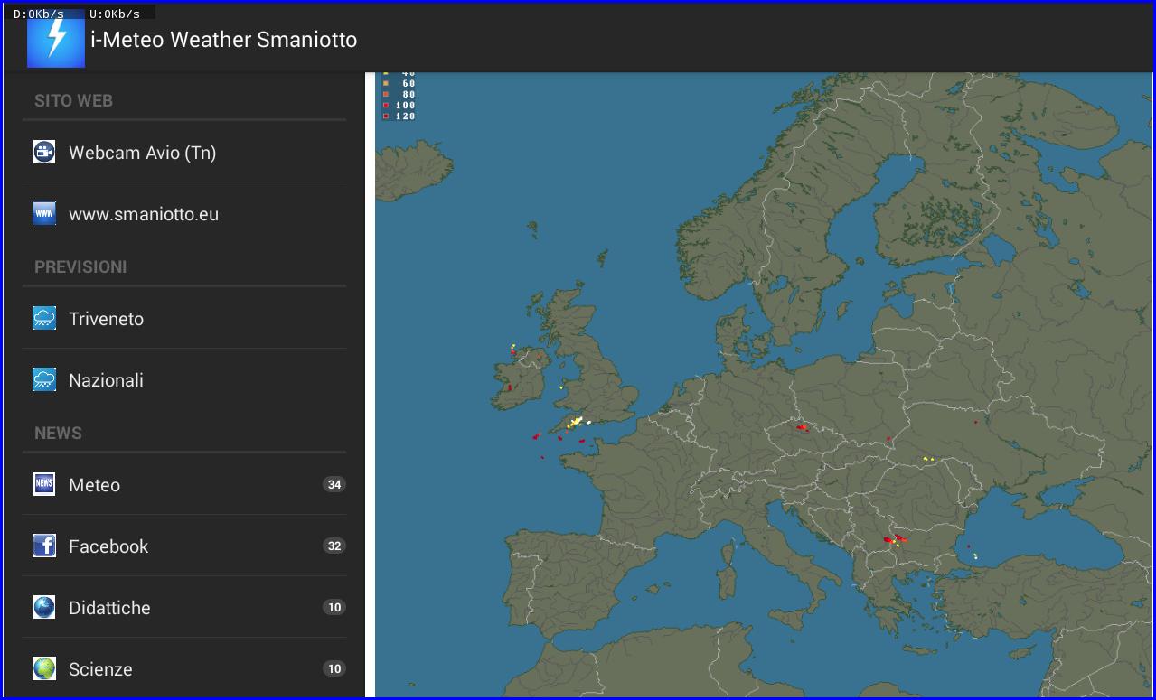 Meteo projection Meteo projection