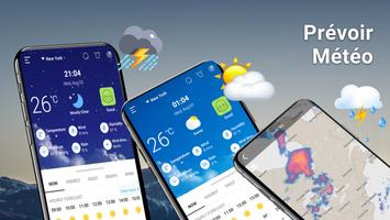 Carte météo : demain, aujourd Affiche