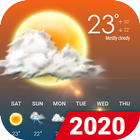 pronóstico del tiempo por hora icono