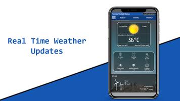 Real-time Weather Alerts and F Affiche