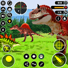 Cazador de dinosaurios 3d icono