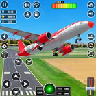 Vliegtuigspel: Vluchtsimulator-icoon