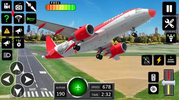 لعبة الطائرة: محاكاة الطيران تصوير الشاشة 1