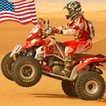 Motocross dirt sport quad bike