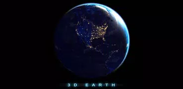 3D Earth - real earth image and space