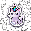 Sticker Art：Colorear y Puzzles
