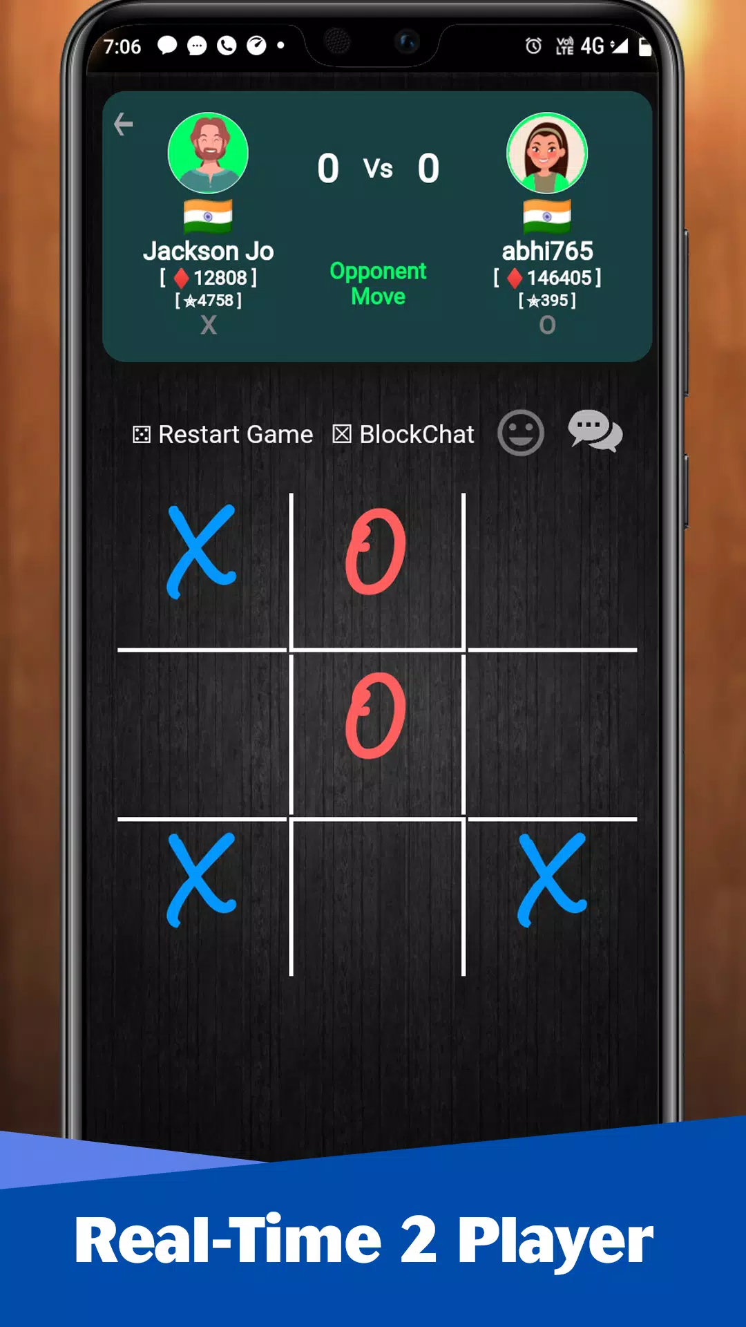 Tic Tac Toe Multiplayer Game for Android - Free App Download