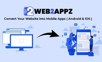 Website to Mobile App, web2apk Affiche