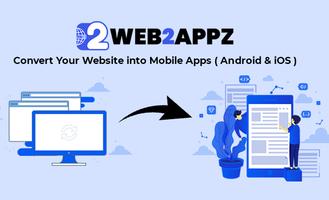 Website to Mobile App, web2apk Plakat