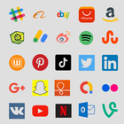 Appso – 社交媒体浏览器，应用程序中的所有社交网络 图标
