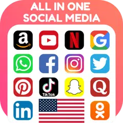 Descargar APK de USA -All Social media networks