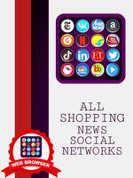 Navigateur Web: Social Shopping & News Affiche