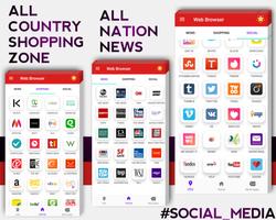 Navigateur Web: Social Shopping & News capture d'écran 2
