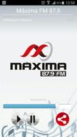 Rádio Máxima FM 87,9 ポスター