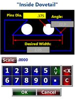 Dovetail Measuring Calculator स्क्रीनशॉट 1