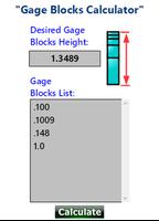 پوستر Gage Blocks Calculator