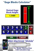 Gage Blocks Calculator ảnh chụp màn hình 1