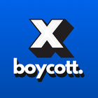 Boycott X ไอคอน