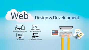 Web Agency - Design,Development,Support & Hosting Plakat