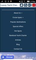 Luxury Yacht Charters - Boutique Cruises Worldwide capture d'écran 1