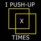 I push-up X times ikon
