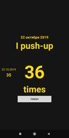 I push-up X times poster