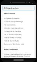 Receitas de Comidas capture d'écran 1