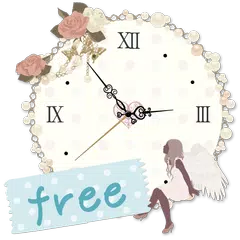 *sweet* 秒針つきアナログ時計ウィジェット free アプリダウンロード