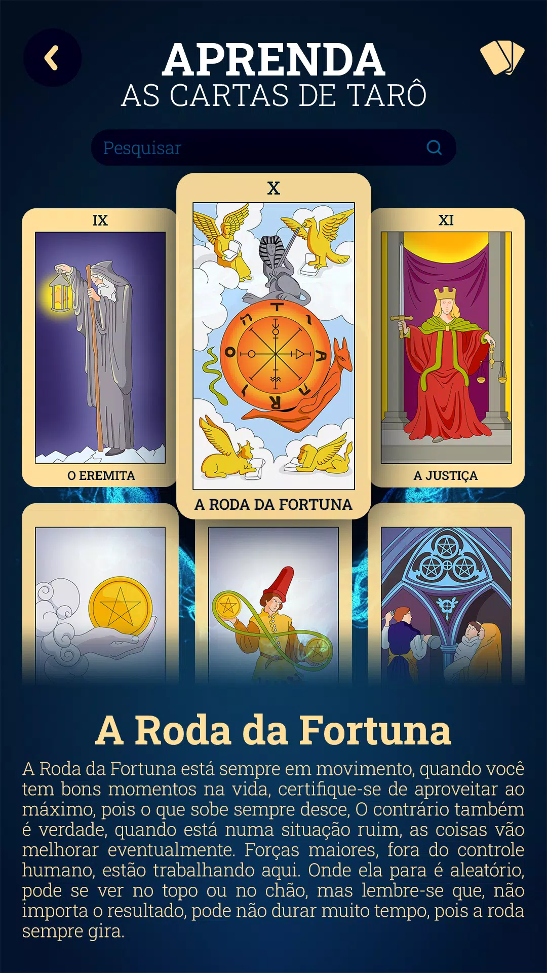 Jogo de Tarot Online Grátis