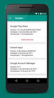 Play Services Info captura de pantalla 1