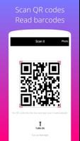 QR Code Scanner: Text, URL, ISBN, Barcode Reader Affiche