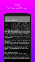 50 Laws of Power: Rules of Life & Business Success poster